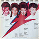 Actual image of the back cover of Bowie!'s Chameleon second hand vinyl record taken in our Melbourne record shop