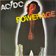 Actual image of the vinyl record album artwork of AC/DC's Powerage LP - taken in our Melbourne record store