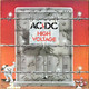 Actual image of the vinyl record album artwork of AC/DC's High Voltage LP - taken in our Melbourne record store