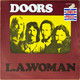 Actual image of the vinyl record album artwork of Doors's L.A. Woman LP - taken in our Melbourne record store