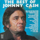 Actual image of the vinyl record album artwork of Johnny Cash's The Best Of LP - taken in our Melbourne record store