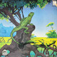 Actual image of the back cover of Osibisa's Woyaya second hand vinyl record taken in our Melbourne record shop