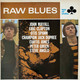 Actual image of the vinyl record album artwork of Various's Raw Blues LP - taken in our Melbourne record store