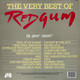 Actual image of the back cover of Redgum's The Very Best Of second hand vinyl record taken in our Melbourne record shop