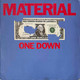 Actual image of the vinyl record album artwork of Material's One Down LP - taken in our Melbourne record store