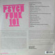 Actual image of the back cover of Various's Psych Funk 101 second hand vinyl record taken in our Melbourne record shop