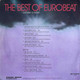 Actual image of the back cover of Various's The Best Of Eurobeat - Eurobeat Is Energy second hand vinyl record taken in our Melbourne record shop