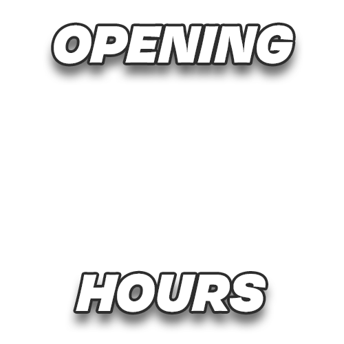 A picture of a clock linking to the opening hours page for the Funky Duck Vinyl record store