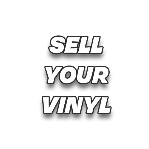 A picture of an old collection of second hand vinyl records which links to information about how to sell your vinyl to the Funky Duck Vinyl record store