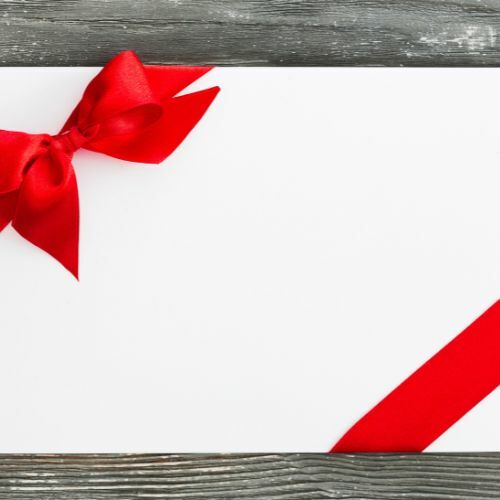 A picture of a gift voucher which links to the Gift Card page of the Funky Duck Vinyl online record store