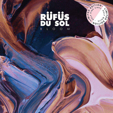 Rufus Du Sol - Bloom (2LP) - Pink/White Vinyl Record
