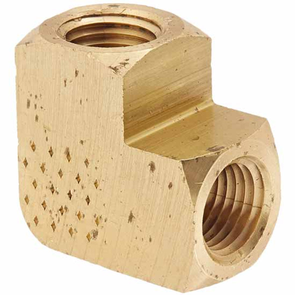 TPHD 3/8 Inch NPT Female 90 Degree Brass Elbow Pipe Fitting