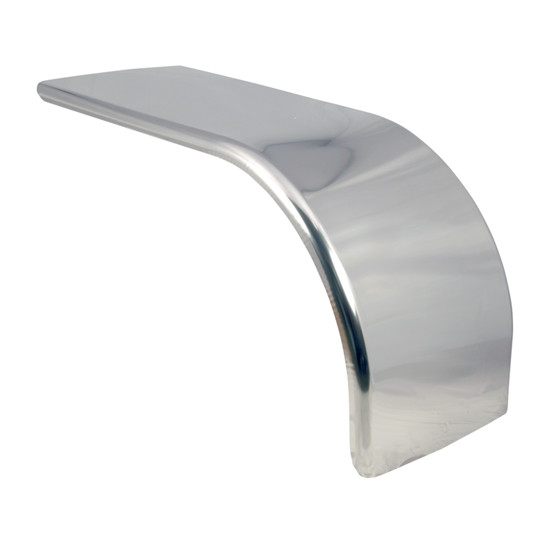 TPHD 72 Inch Stainless Steel Half Fender W/ Rolled Edge