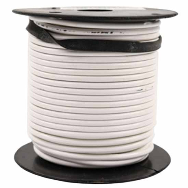 TPHD 14 Gauge White Electrical Wire 100 Feet Roll