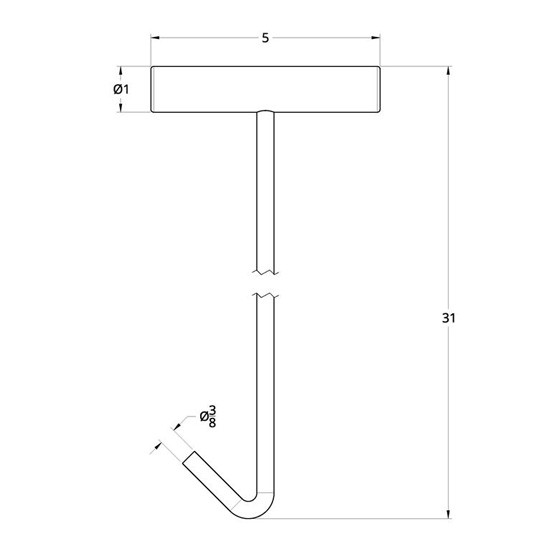 Stainless Steel Heavy Duty 31 Inch Fifth Wheel Pin Puller
