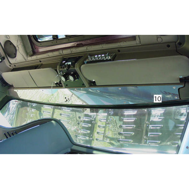 TPHD Stainless Steel Lower Accent Headliner Trim For Kenworth