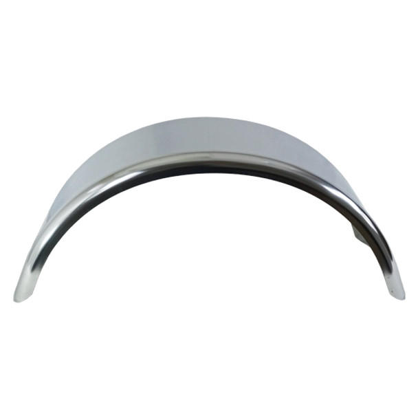 TPHD 13 Inch Wide 16 Gauge SS Lift Axle Fender With Flange