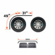TPHD 79 Inch Aluminum  Long Drop Half Fenders