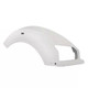 White Passenger Side Fiberglass Hood Fender Assembly 75 Inch Length X 21 1/2 Inch Width X 25 1/2 Inch Height  For Kenworth