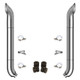 Peterbilt 378, 379 7-5 X 114 Inch Chrome West Coast Turnout Stack Exhaust Kit With OE Style Elbows by TPHD