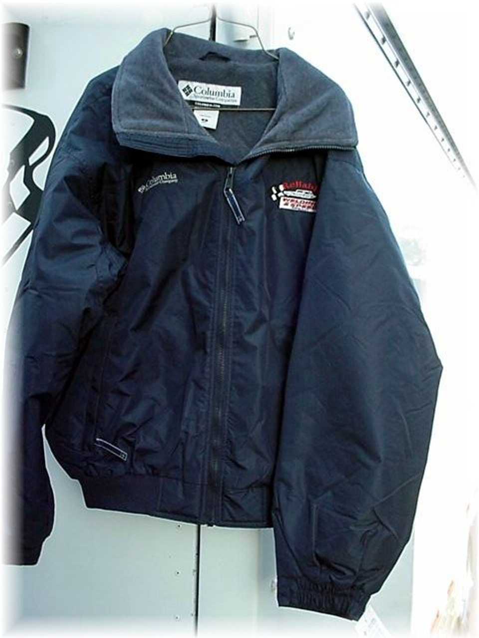 blue columbia jacket