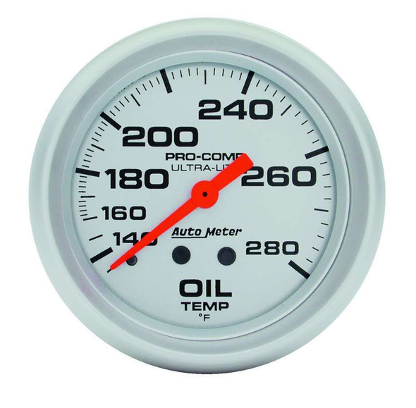 Autometer Ultra-Lite 2-5/8" Oil Temperature Gauge -ATM4441