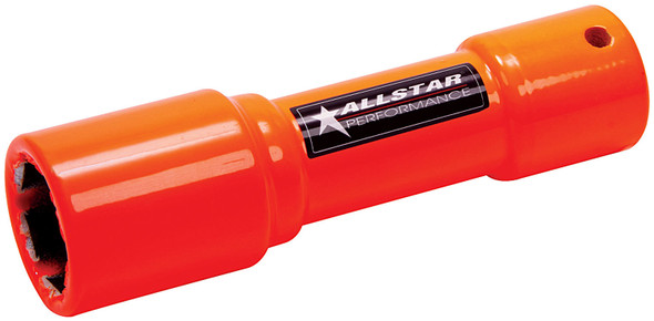  ALLSTAR PERFORMANCE 10239 Lug Nut Socket, Pit Socket, 1/2 in Drive, 5 in Long, Steel, Orange, 1 in Lug Nuts