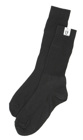 Crow Black Fire Retardant Socks SFI 3/3 29116B Size 8-9 Medium