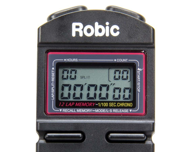 QUICKCAR RACING PRODUCTS 51-038 Stopwatch, Digital, 12 Lap Memory, Multi-Mode, Black,