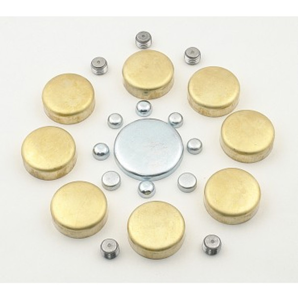 BRASS FREEZE PLUG KIT - part # 6481 by Mr. Gasket