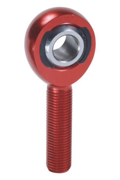 QA1 AMR-12 QA1 Rod End, AM Series, Spherical, 3/4 in Bore, 3/4-16 in Right Hand Male Thread, Aluminum, Red Anodized