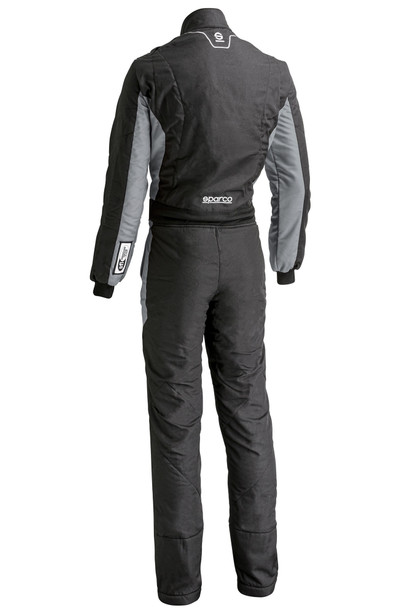 Sparco Driving Suit, Stint, 1-Piece, SFI 3.2A/5 Black/Gray Large Size 56 Sparco Driving Suit, Stint, 1-Piece, SFI 3.2A/5 Black/Gray Large Size 56