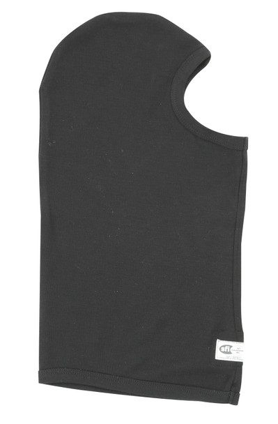Crow  Flame Retardant Head Sock Single Eyeport Single Layer Black SFI 3.3