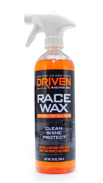 DRIVEN RACING OIL Spray Wax, Race Wax, 24 oz Spray Bottle Bottle,
