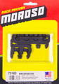 MOROSO 73163 Spark Plug Wire Loom, 11 mm or Sleeved Wires, Black, Universal, Kit
