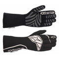 ALPINESTARS 3551620-12B USA Gloves, Tech-1 Start v2, Driving, SFI 3.3/5, FIA Approved, Fire Retardant Fabric, Elastic Cuff, Black / White X-Large