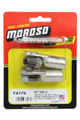 MOROSO 74170 Battery Terminal, 2 Gauge, 3/8 in Eyelet, Tin Plated, Brass, Pair