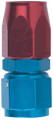 Fragola 100116 Fitting, Hose End, 3000 Series, Straight, 16 AN Hose to 16 AN Female, Swivel, Aluminum, Blue / Red Anodized