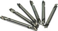 Allstar 18201 Drill Bit, Double End, 1/8 in OD, Steel, Set of 6