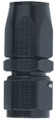 -6 Straight Power Flow Hose End - Black - FRG100106-BL