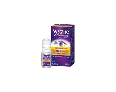 Systane Complete Preservative Free eye drops