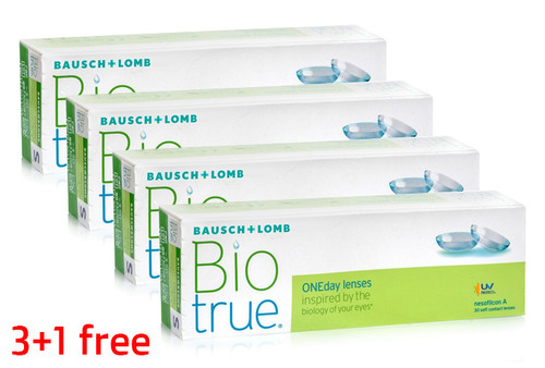 Biotrue ONEday 3 + 1 free