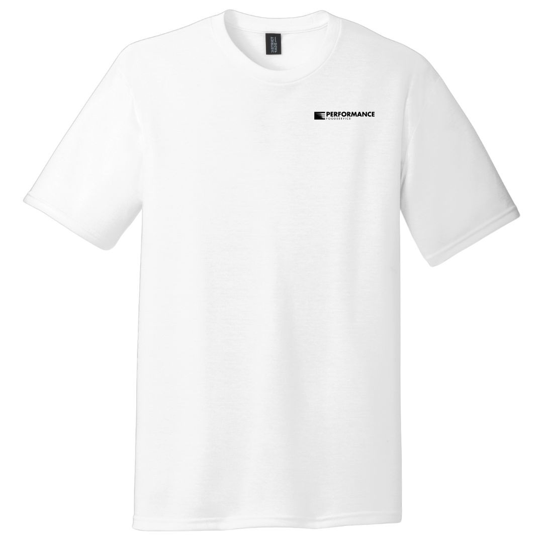 Unisex District Perfect Tri Tee (White) | Roma - PFG Store