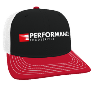 Trucker Mesh Back Cap (Red/Black/White) | PFS Trucker Mesh Back Cap (Red/Black/White) | PFS