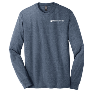 Unisex District Perfect Tri Long Sleeve Tee | PFS Unisex District Perfect Tri Long Sleeve Tee | PFS