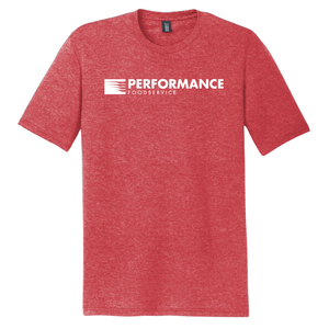 Unisex District Perfect Tri Tee (Red Frost) | PFS Unisex District Perfect Tri Tee (Red Frost) | PFS