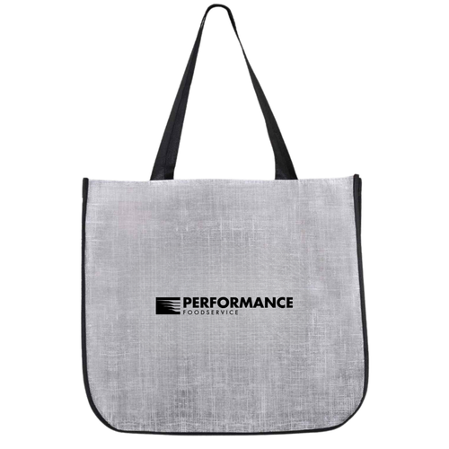 Extra Large Laminated Shopping Tote Bag (Flat Bottom) | PFS