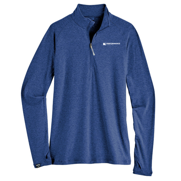 Women's Pacesetter Quarter Zip (Indigo Blue) | PFS