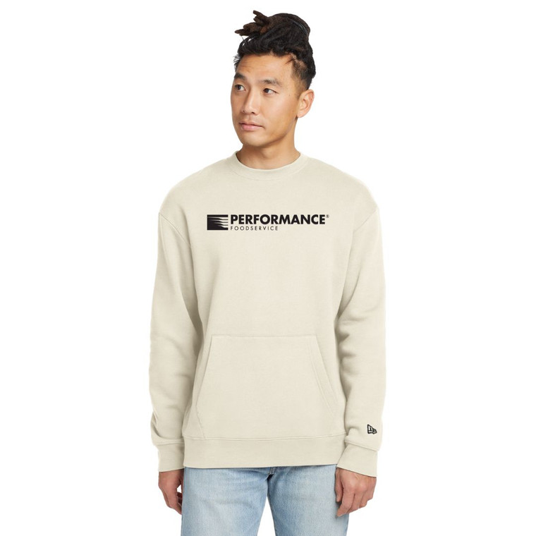 Unisex New Era Fleece Pocket Crewneck | PFS