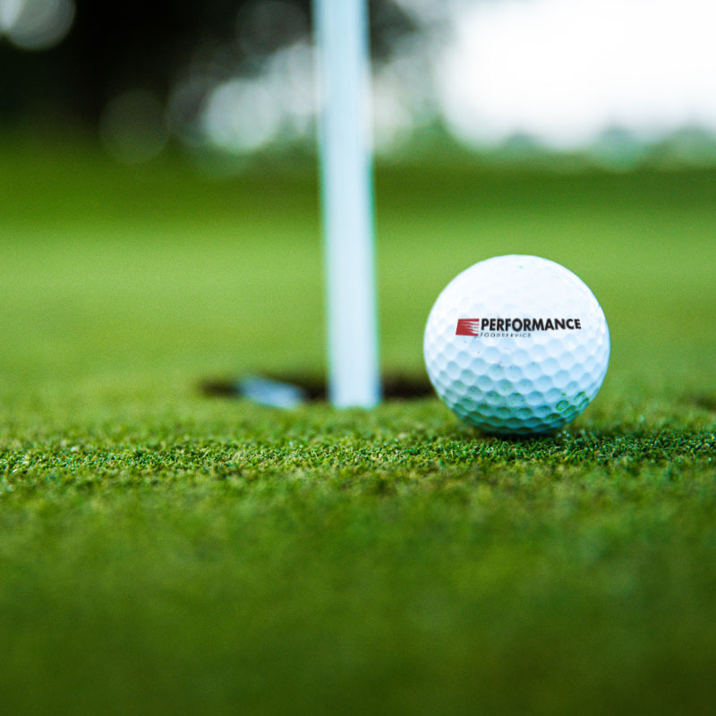 golf ball on grass